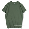 T-shirt casual unisex liso 100% algodão de manga curta esporte t-shirt dos homens camisetas